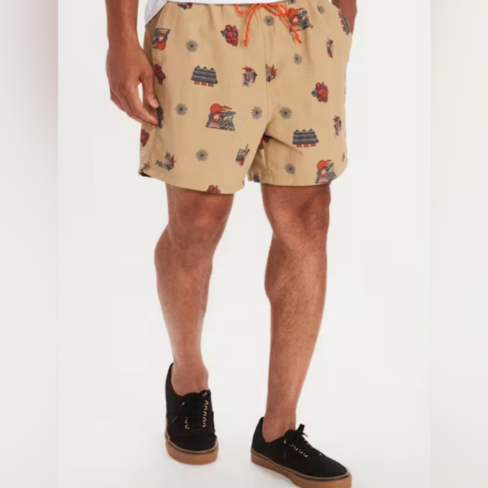 MARMOT Men’s Juniper Springs Swim Shorts Size Large (34) - 5” Inseam